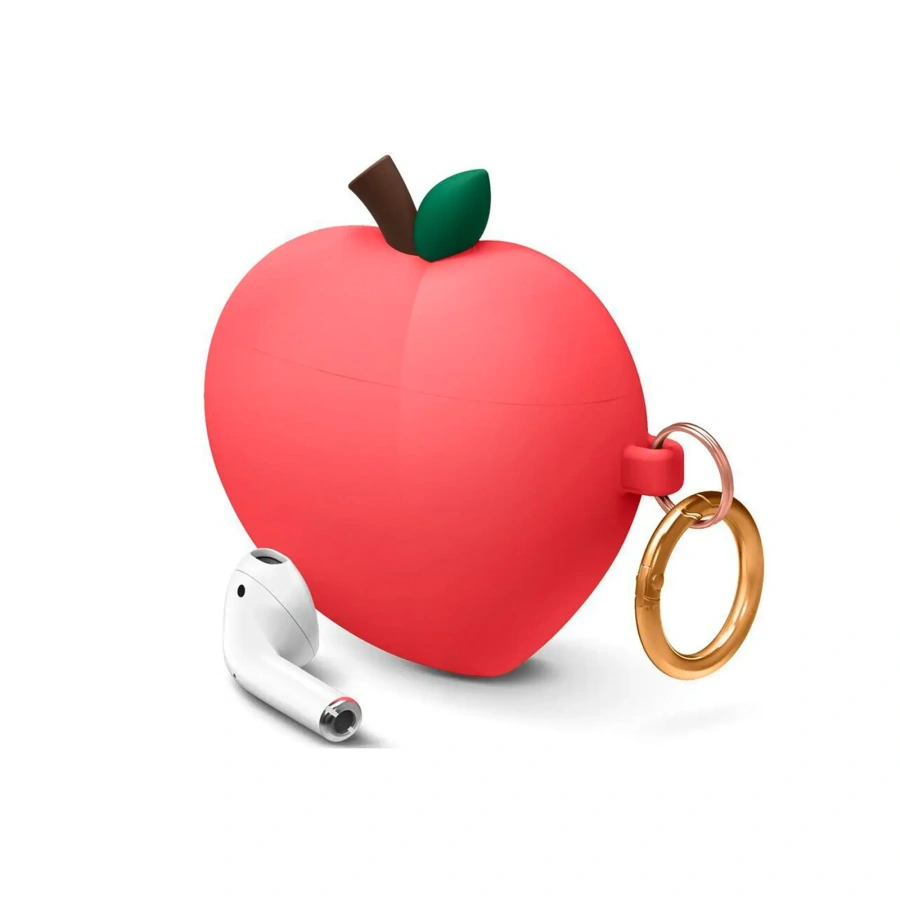 Elago Peach Hang Case Red for Airpods (EAP-PEACH-RD) 